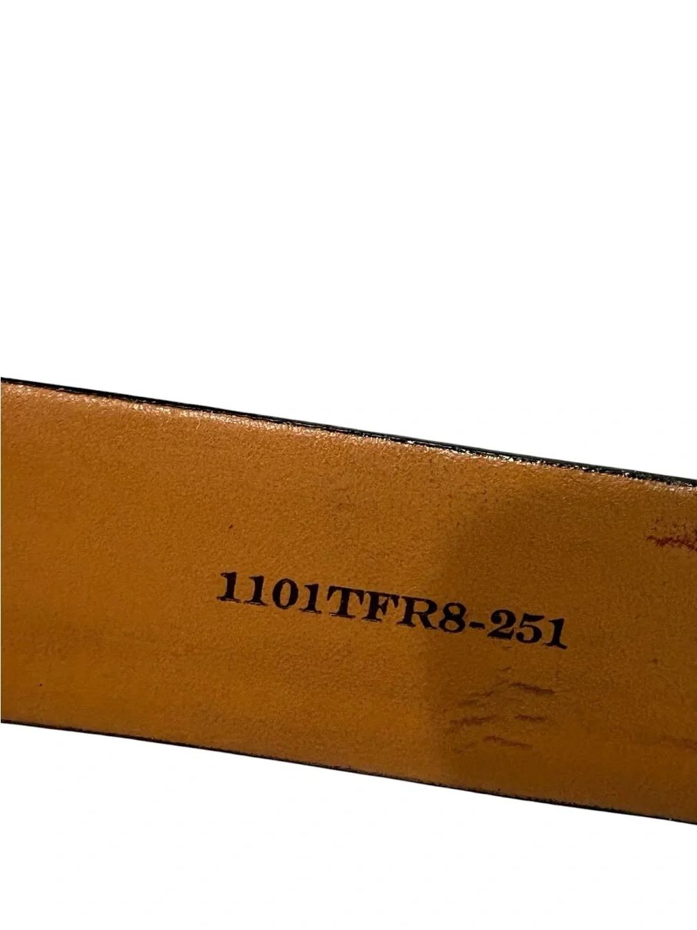 Trafalgar - Cameron Men's Leather Dress Belt. Size 42. 35 mm. Tan Cognac